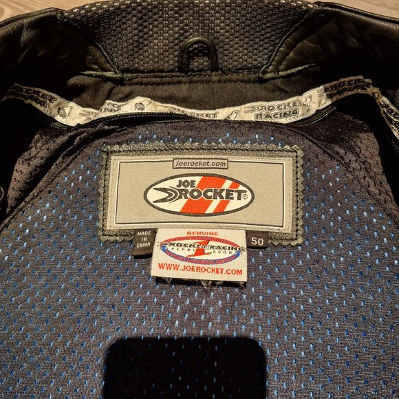 Motorcycle protective leather jacket Joe Rocket size 50 - Picture 6 of 6
